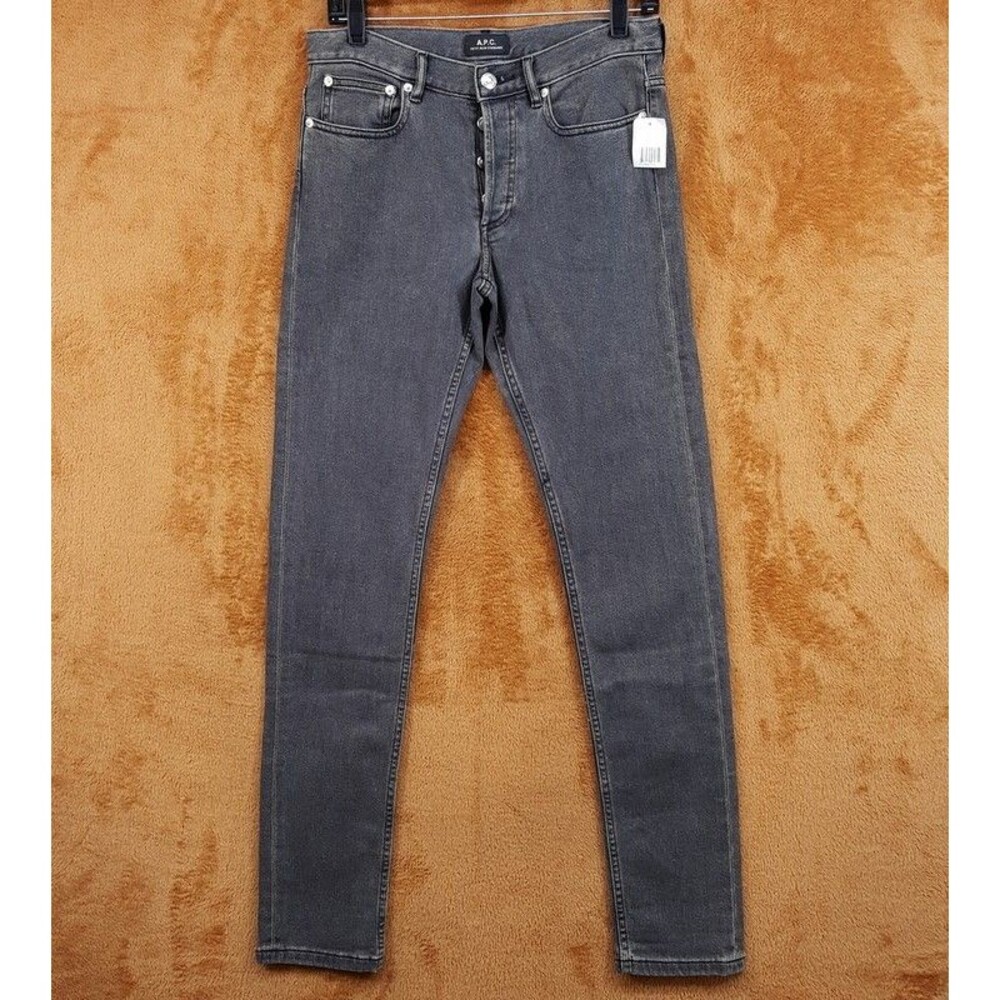 APC Jeans Mens Size 28 Grey Wash Slim Fit PETIT NEW STANDARD $250